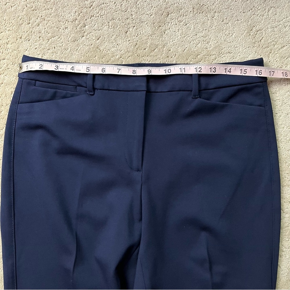 White House Black Market WHBM The Slim Ankle Blue Pants 8 - Picture 5 of 8